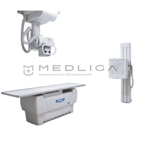 Italray Clinomat на 3 рабочих места, Крепление излучателя: Напольное, Мощность генератора, кВт: 80, 3